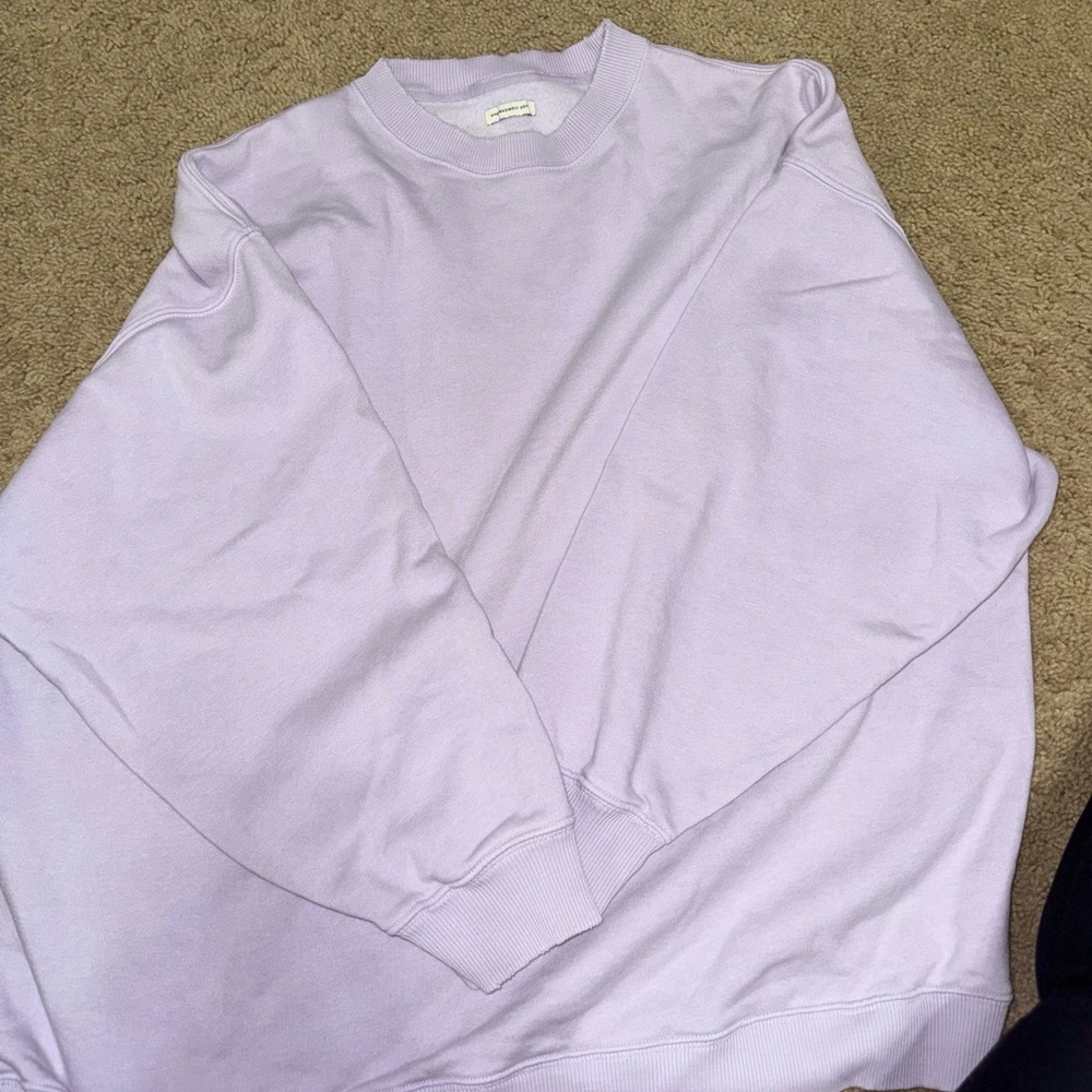 American Eagle Outfitters Lavender Crewneck Sweater